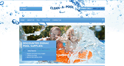 Desktop Screenshot of cleanapool.com.au